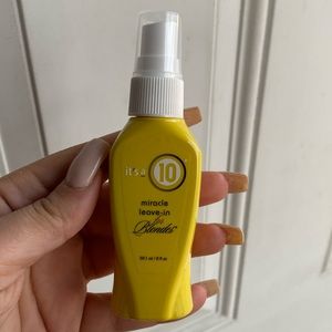 It’s a 10 Miracle Leave-in Product for Blondes